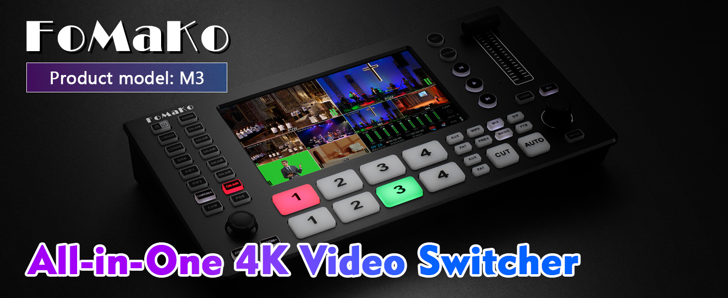 Amazon.com: FoMaKo 4k HDMI Video Mixer Switcher,4xSDI&4xHDMI Input
